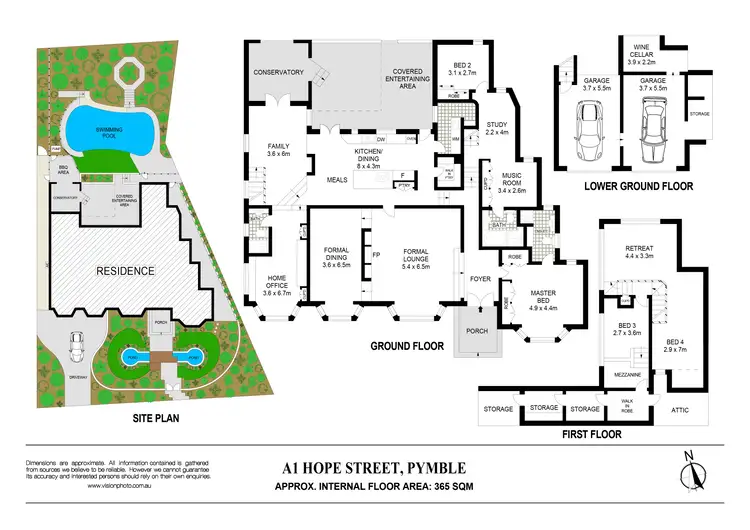 Floorplan of Homely house listing, A1 Hope Street, Pymble NSW 2073