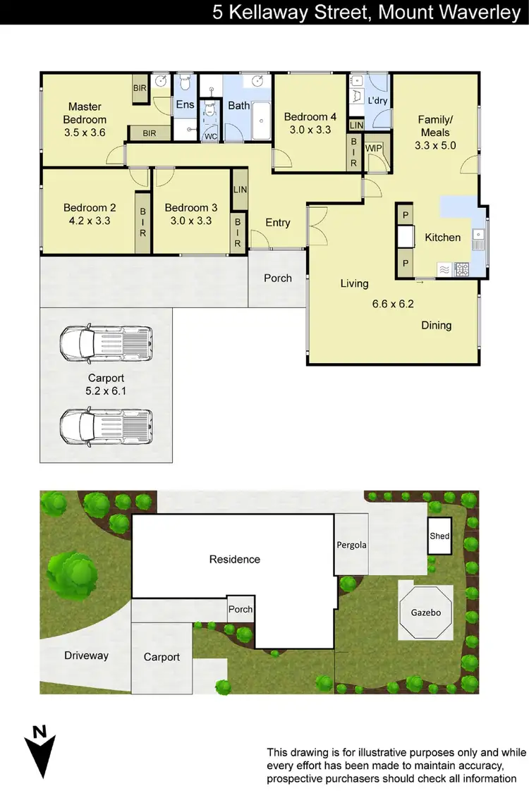 Floorplan of Homely house listing, 5 Kellaway Street, Mount Waverley VIC 3149