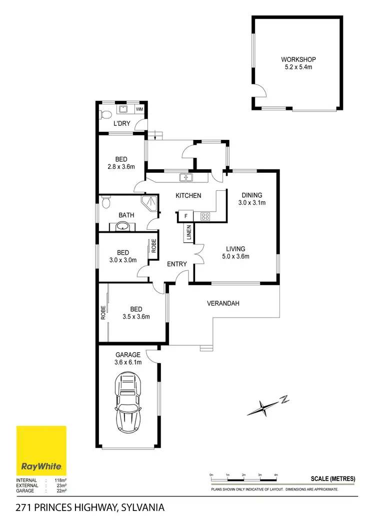 Floorplan of Homely house listing, 271 Princes Highway, Sylvania NSW 2224