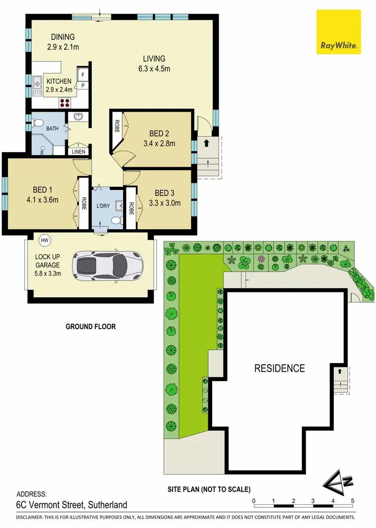 Floorplan of Homely villa listing, 6C Vermont Street, Sutherland NSW 2232