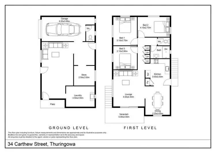 Floorplan of Homely house listing, 34 Carthew Street, Thuringowa Central QLD 4817