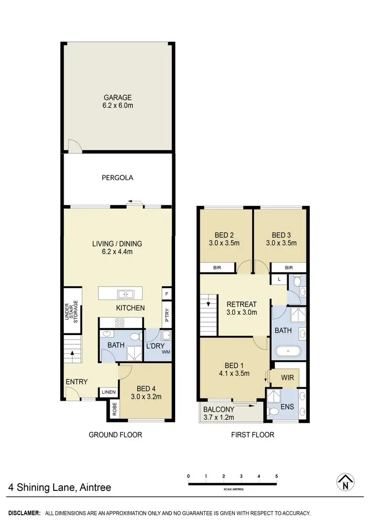 Floorplan of Homely house listing, 4 Shining Lane, Aintree VIC 3336