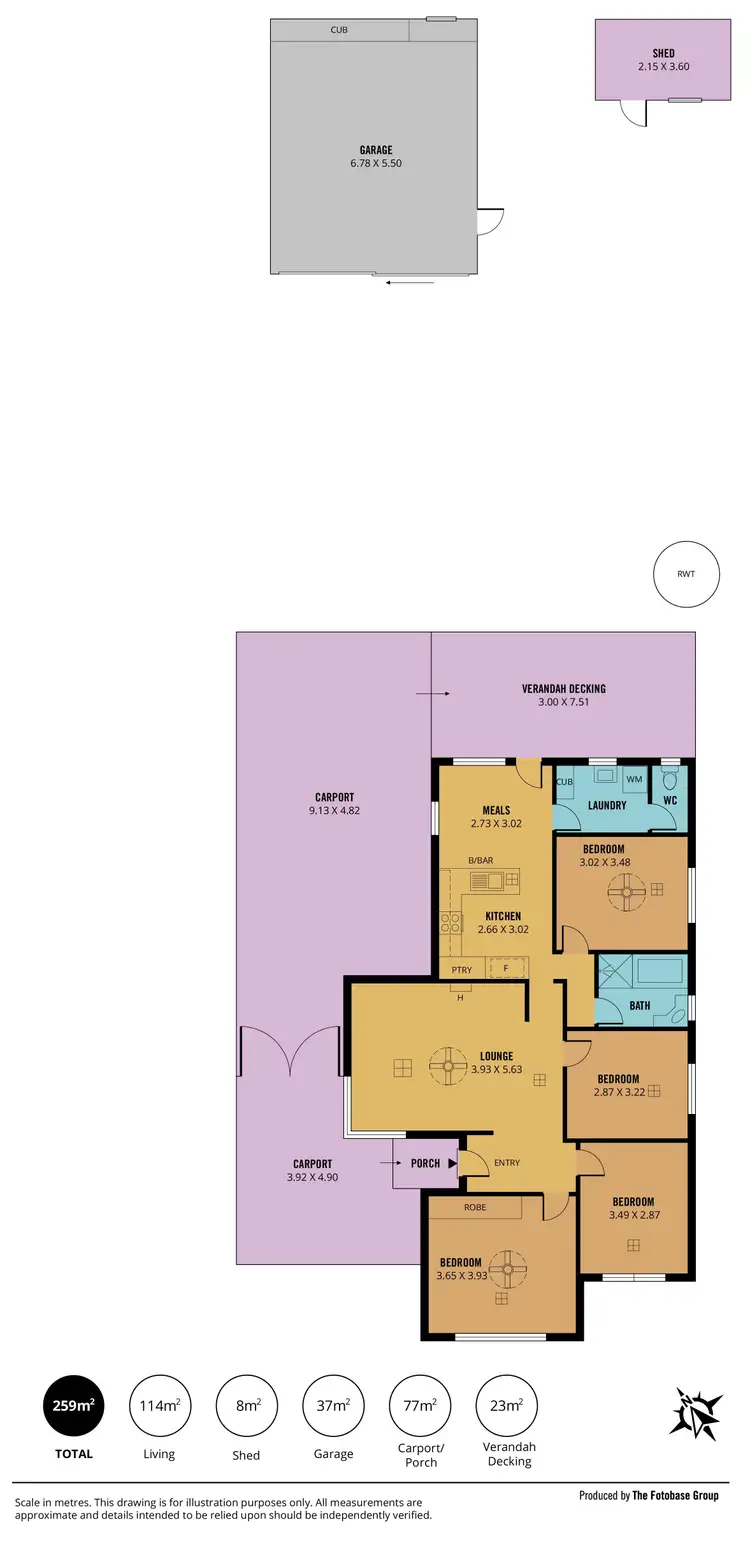 Floorplan of Homely house listing, 93 Robert Street, West Croydon SA 5008