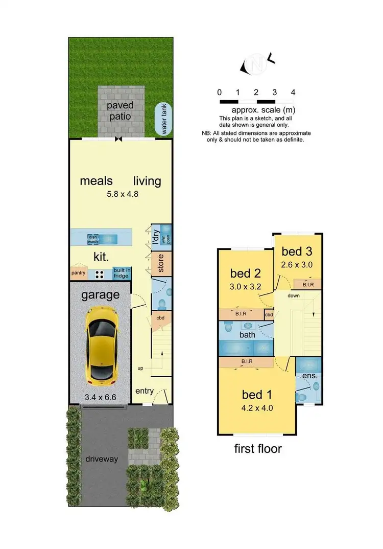 Floorplan of Homely townhouse listing, 33 Brunton Crescent, Mulgrave VIC 3170