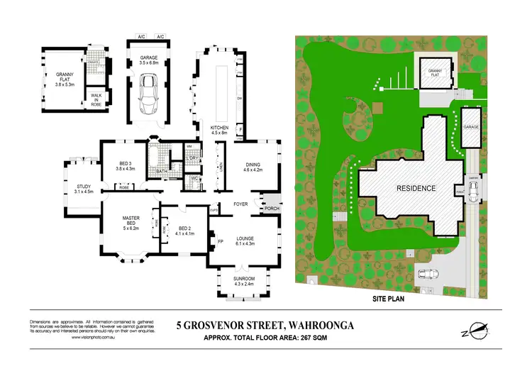 Floorplan of Homely house listing, 5 Grosvenor Street, Wahroonga NSW 2076