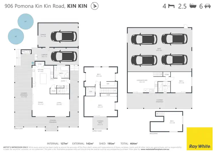 Floorplan of Homely house listing, 906 Pomona Kin Kin Road, Kin Kin QLD 4571