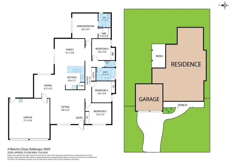 Floorplan of Homely house listing, 4 Neerim Close, Kallangur QLD 4503