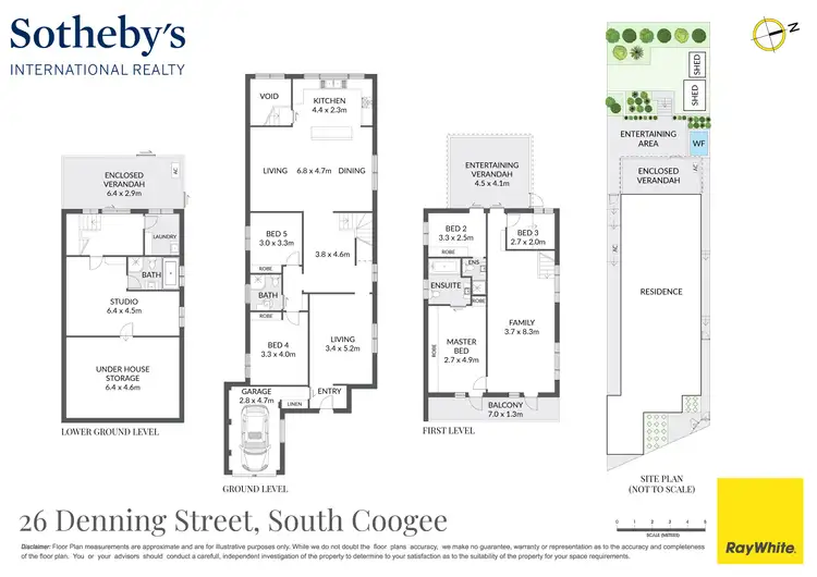 Floorplan of Homely house listing, 26 Denning Street, South Coogee NSW 2034