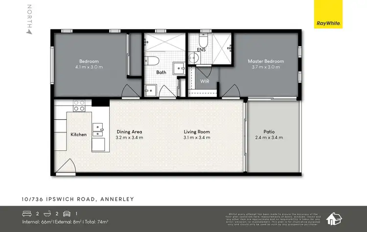 Floorplan of Homely unit listing, 10/736 Ipswich Road, Annerley QLD 4103