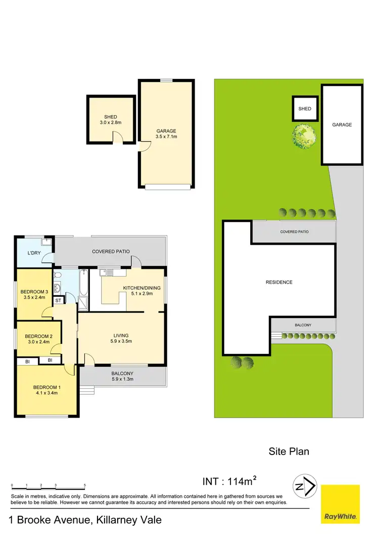 Floorplan of Homely house listing, 1 Brooke Avenue, Killarney Vale NSW 2261