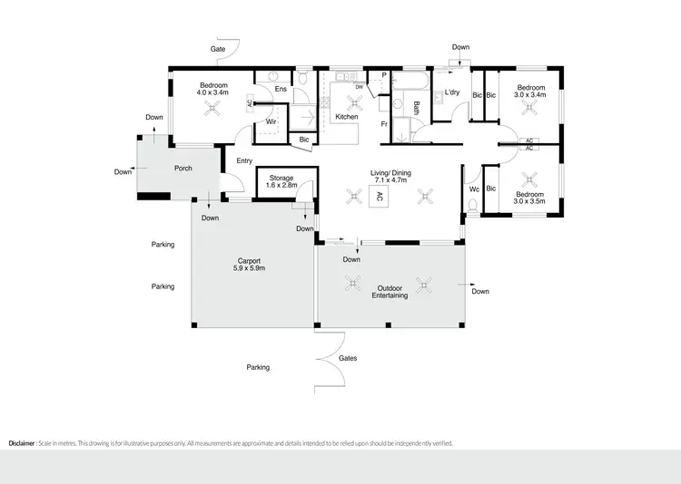 Floorplan of Homely house listing, 8 Anea Brace, Bilingurr WA 6725