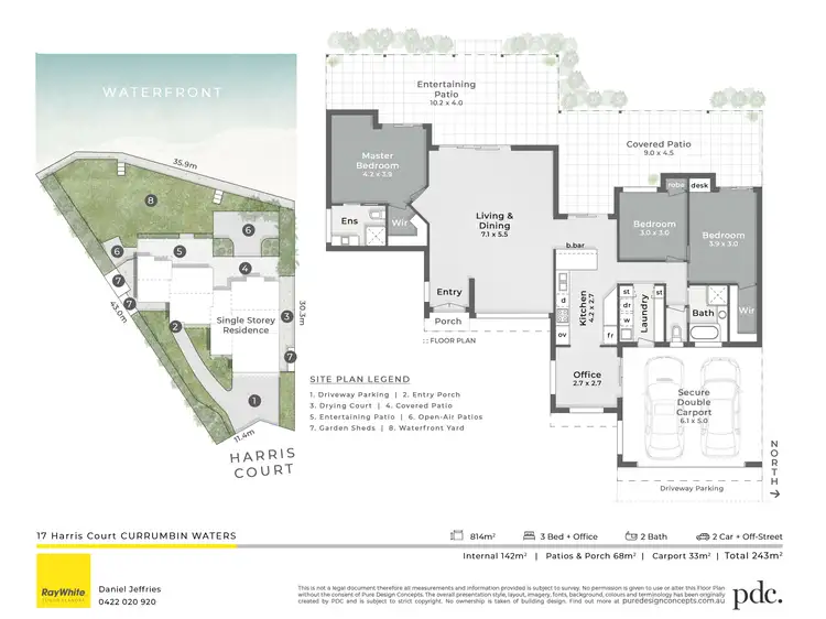 Floorplan of Homely house listing, 17 Harris Court, Currumbin Waters QLD 4223