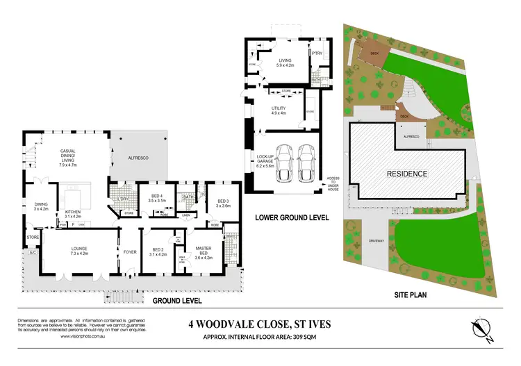 Floorplan of Homely house listing, 4 Woodvale Close, St Ives NSW 2075