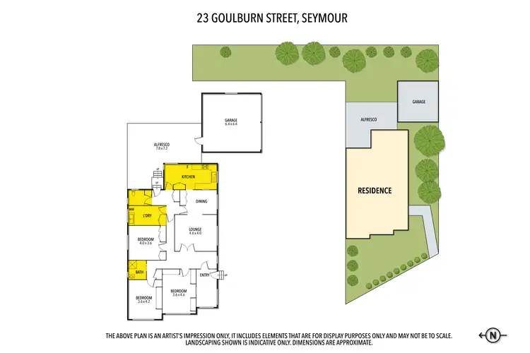Floorplan of Homely house listing, 23 Goulburn Street, Seymour VIC 3660