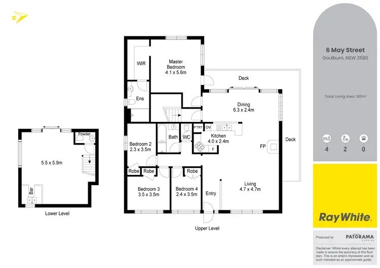 Floorplan of Homely house listing, 6 May Street, Goulburn NSW 2580