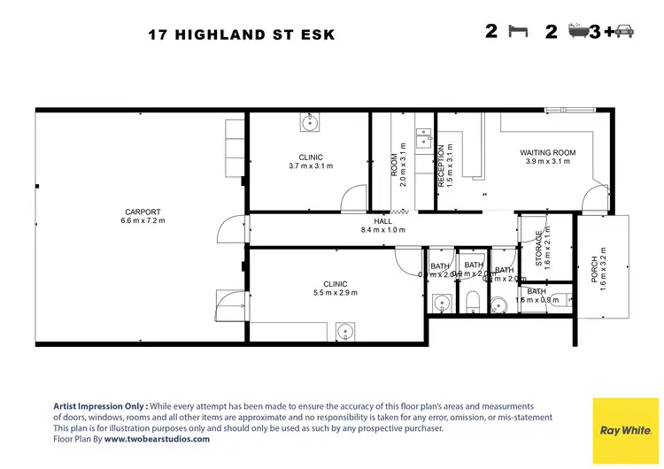 Floorplan of Homely house listing, 17 Highland Street, Esk QLD 4312