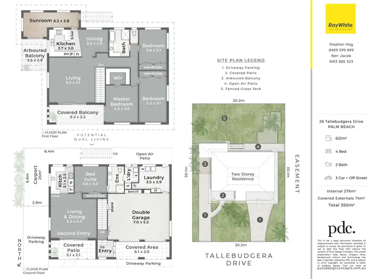 Floorplan of Homely house listing, 26 Tallebudgera Drive, Palm Beach QLD 4221