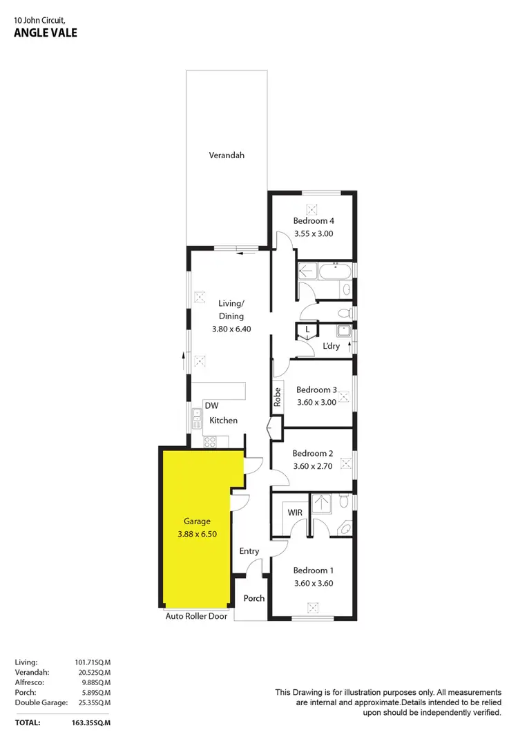 Floorplan of Homely house listing, 10 John Circuit, Angle Vale SA 5117