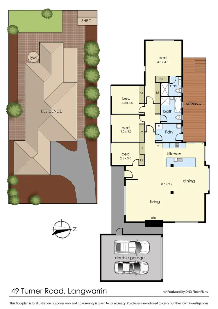 Floorplan of Homely house listing, 49 Turner Road, Langwarrin VIC 3910