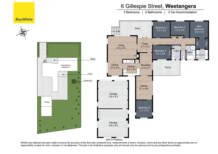 Floorplan of Homely house listing, 6 Gillespie Street, Weetangera ACT 2614