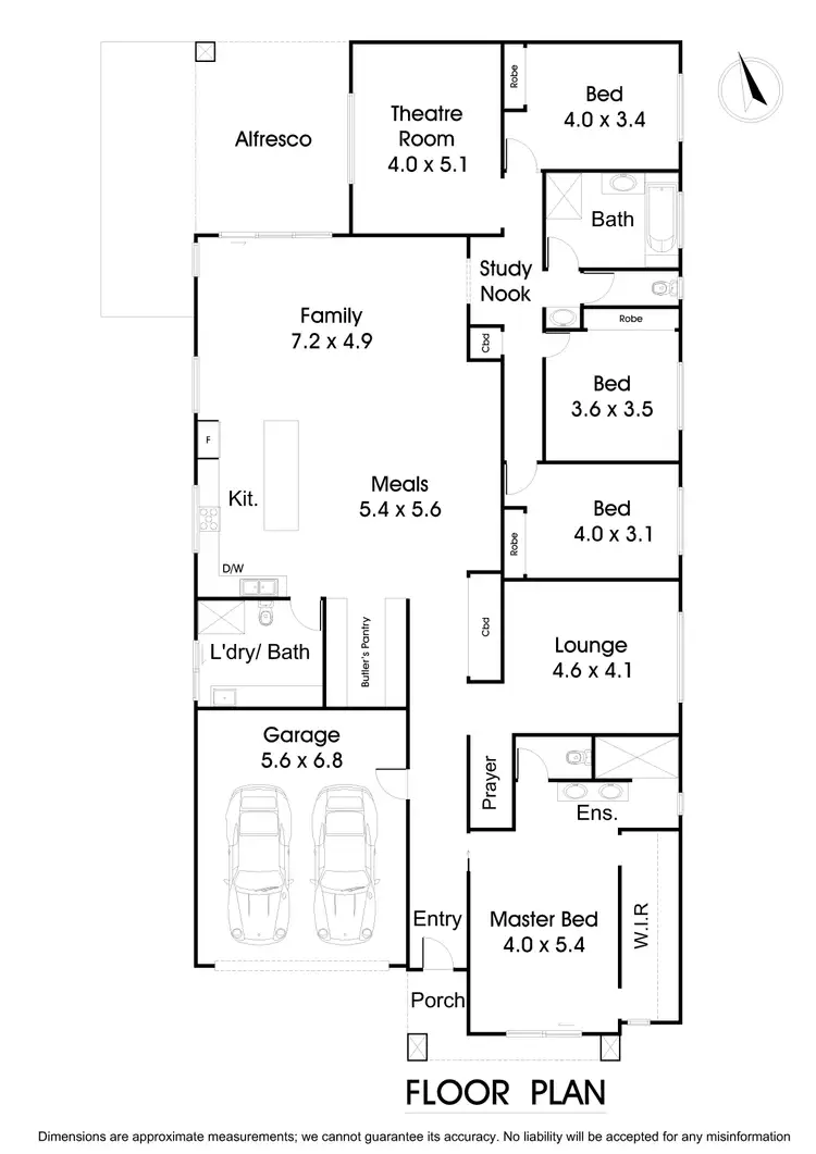 Floorplan of Homely house listing, 11 Greenock Crescent, Wantirna VIC 3152