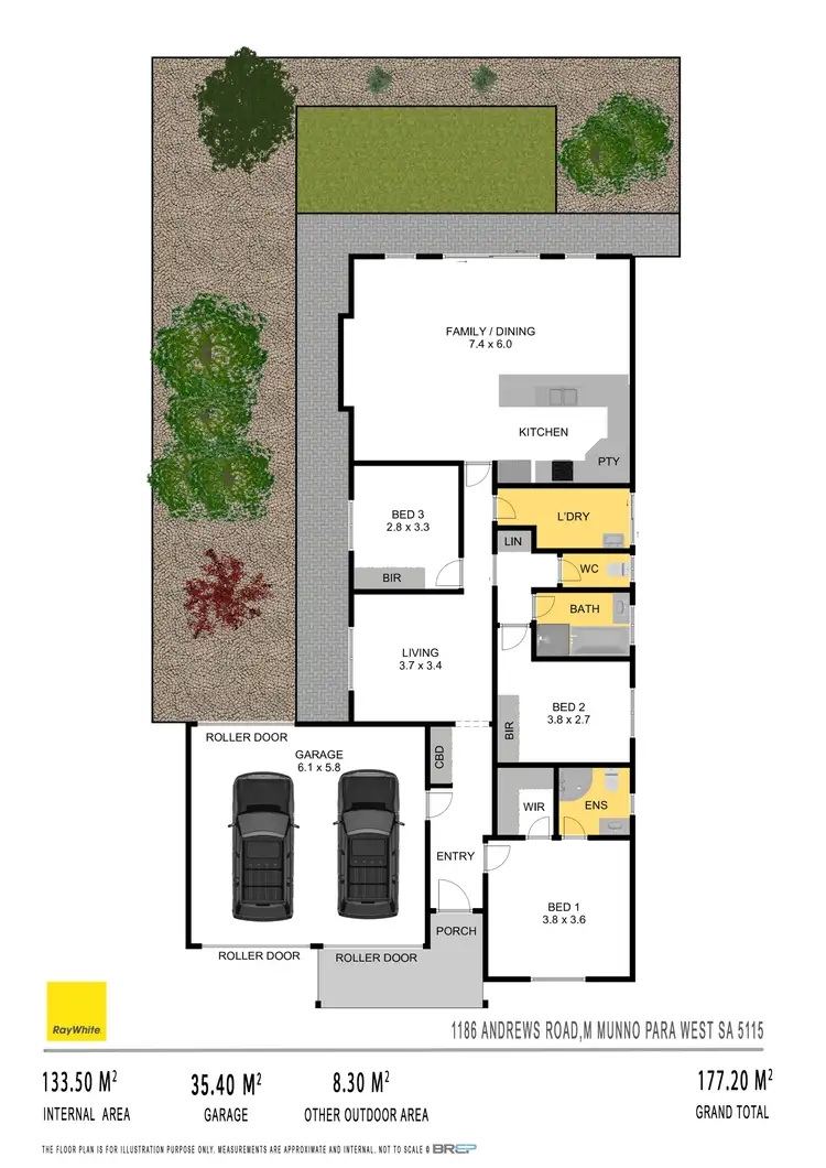 Floorplan of Homely house listing, 1186 Andrews Road, Munno Para West SA 5115