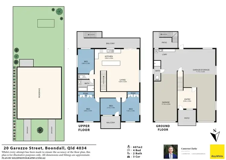 Floorplan of Homely house listing, 20 Garozzo Street, Boondall QLD 4034