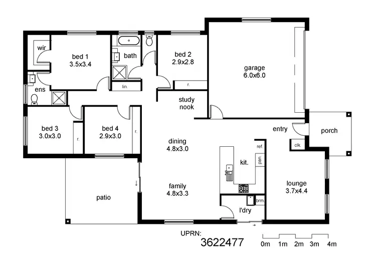 Floorplan of Homely house listing, Address available on request