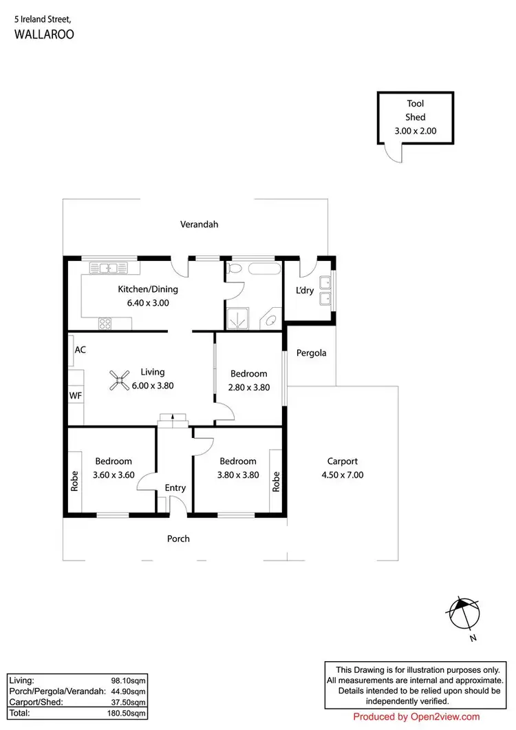 Floorplan of Homely house listing, 5 Ireland Street, Wallaroo SA 5556