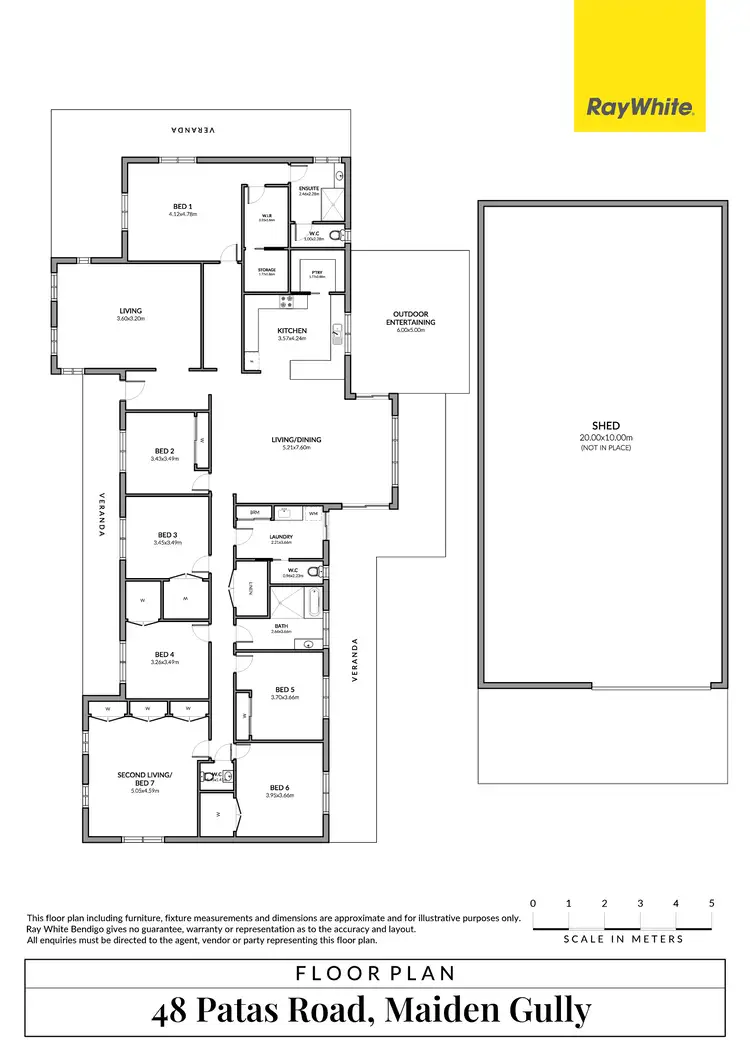 Floorplan of Homely house listing, 48 Patas Road, Maiden Gully VIC 3551