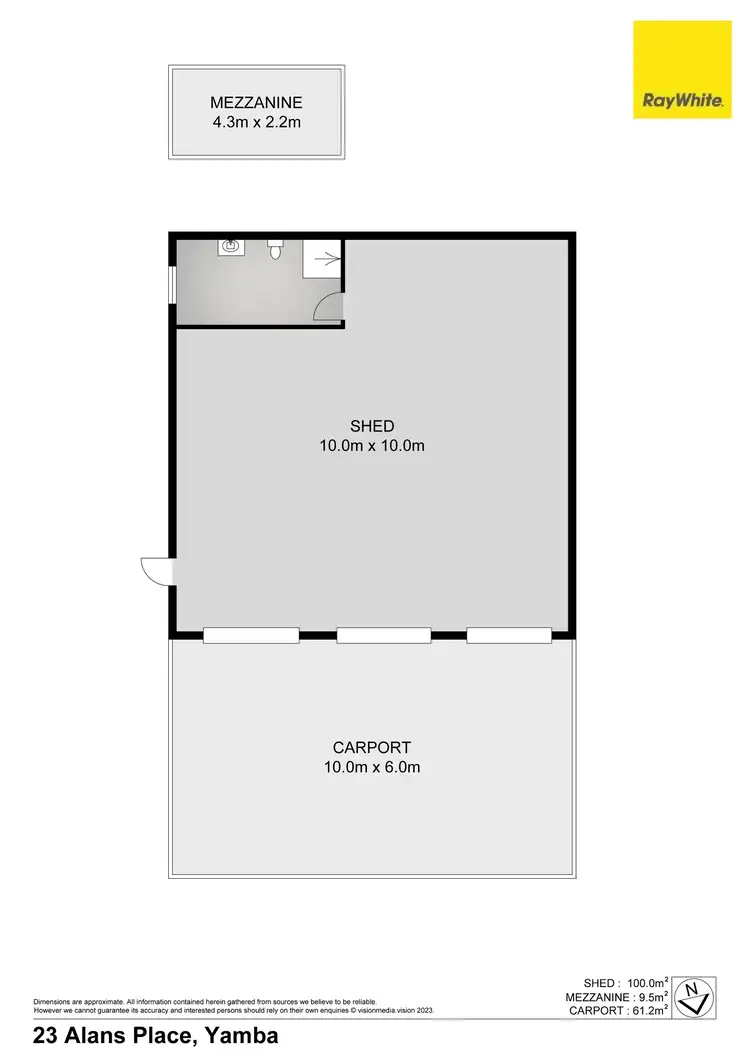 Floorplan of Homely land listing, 23 Alans Place, Yamba NSW 2464