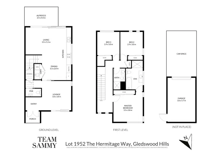 Floorplan of Homely house listing, Lot 1952 The Hermitage Way, Gledswood Hills NSW 2557