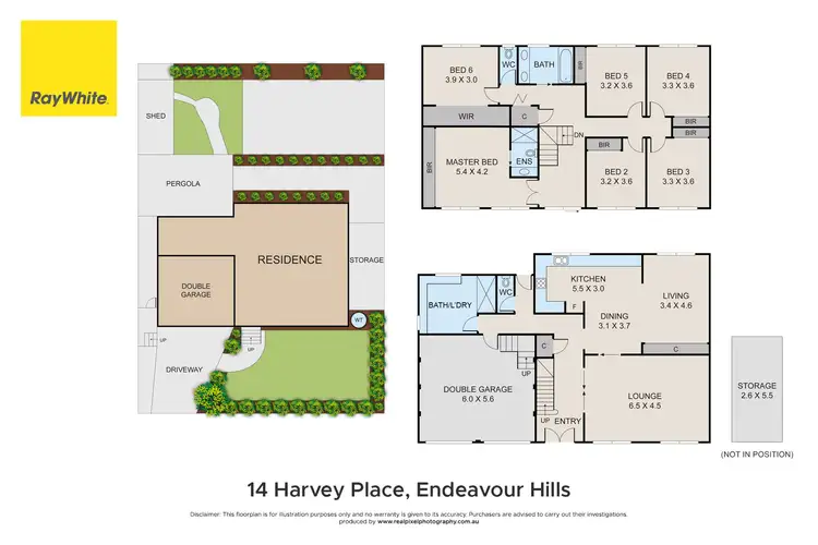 Floorplan of Homely house listing, 14 Harvey Place, Endeavour Hills VIC 3802