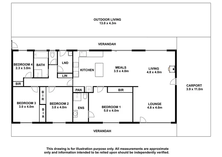 Floorplan of Homely house listing, 17 Buik Street, Bordertown SA 5268