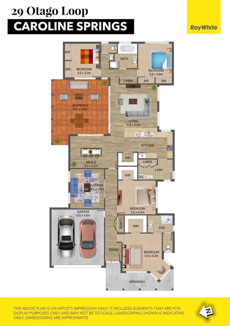 Floorplan of Homely house listing, 29 Otago Loop, Caroline Springs VIC 3023