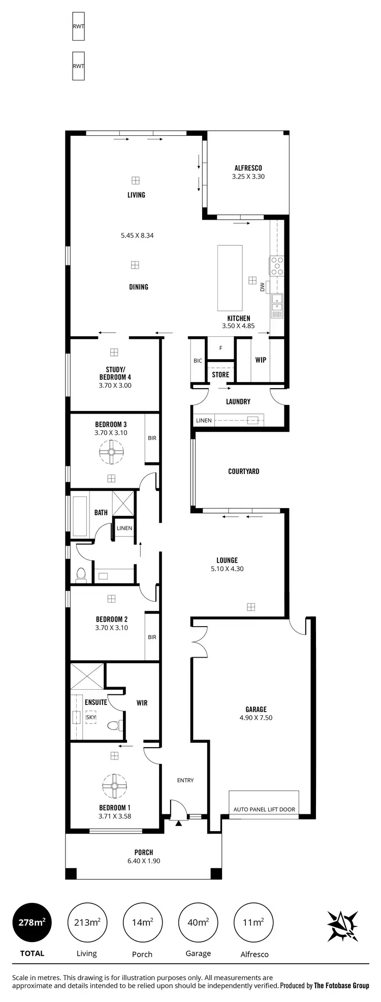 Floorplan of Homely house listing, 36A Fifth Avenue, Cheltenham SA 5014