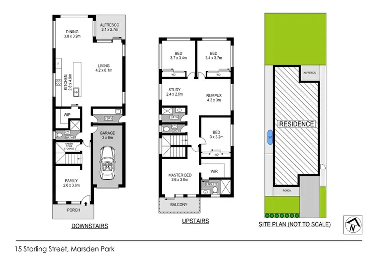 Floorplan of Homely house listing, 15 Starling Street, Marsden Park NSW 2765