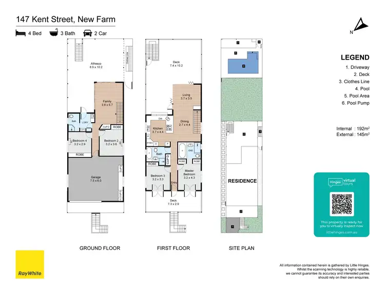 Floorplan of Homely house listing, 147 Kent Street, New Farm QLD 4005
