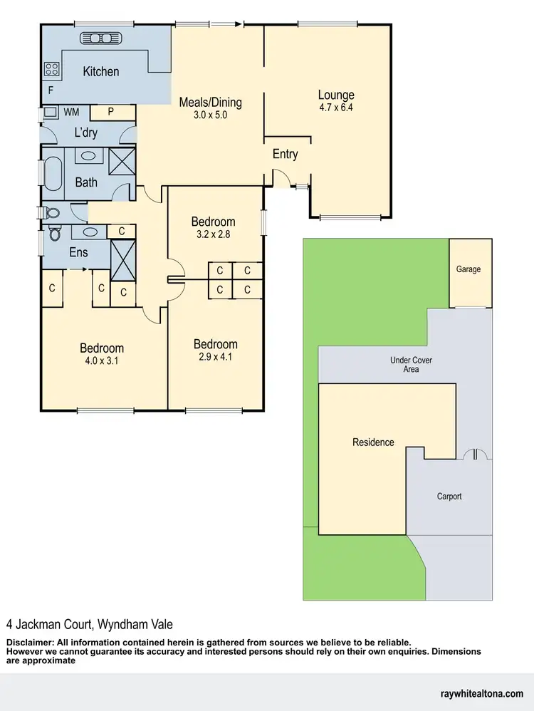 Floorplan of Homely house listing, 4 Jackman Court, Wyndham Vale VIC 3024
