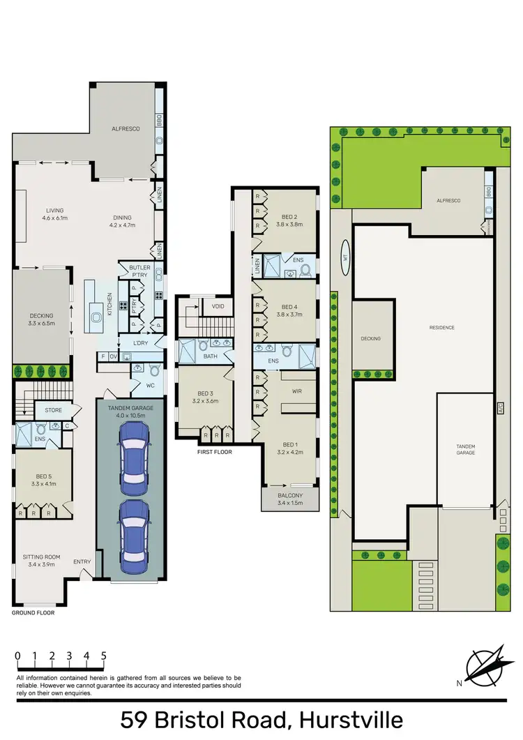 Floorplan of Homely house listing, 59 Bristol Road, Hurstville NSW 2220