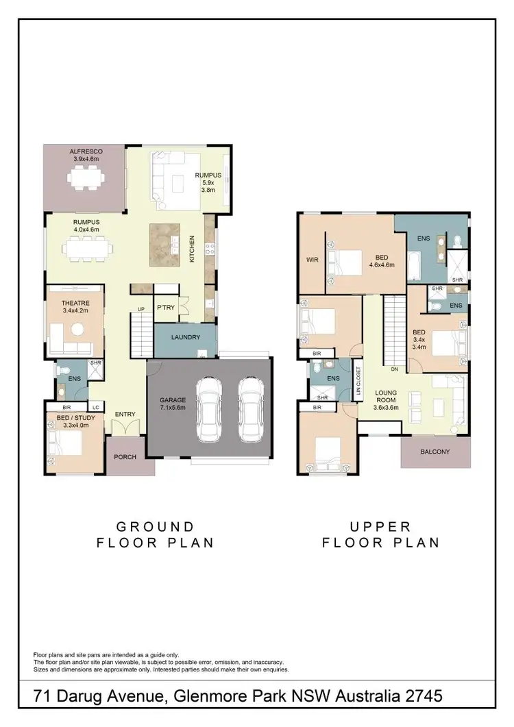 Floorplan of Homely house listing, 71 Darug Avenue, Glenmore Park NSW 2745