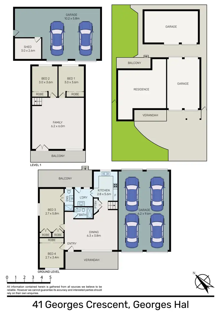 Floorplan of Homely house listing, 41 Georges Crescent, Georges Hall NSW 2198