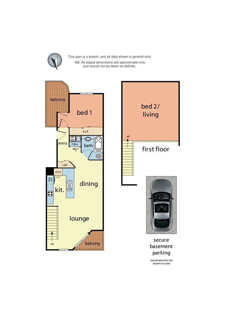 Floorplan of Homely apartment listing, 37/13-15 Hewish Road, Croydon VIC 3136