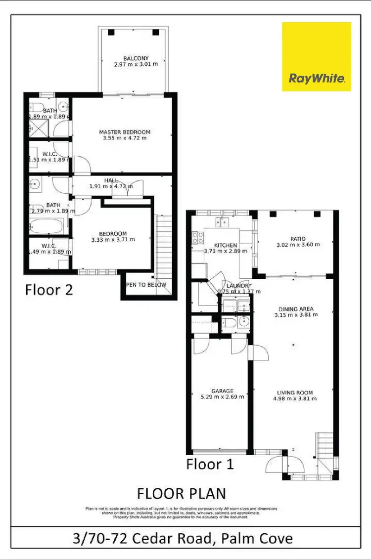 Floorplan of Homely unit listing, 3/70-72 Cedar Road, Palm Cove QLD 4879