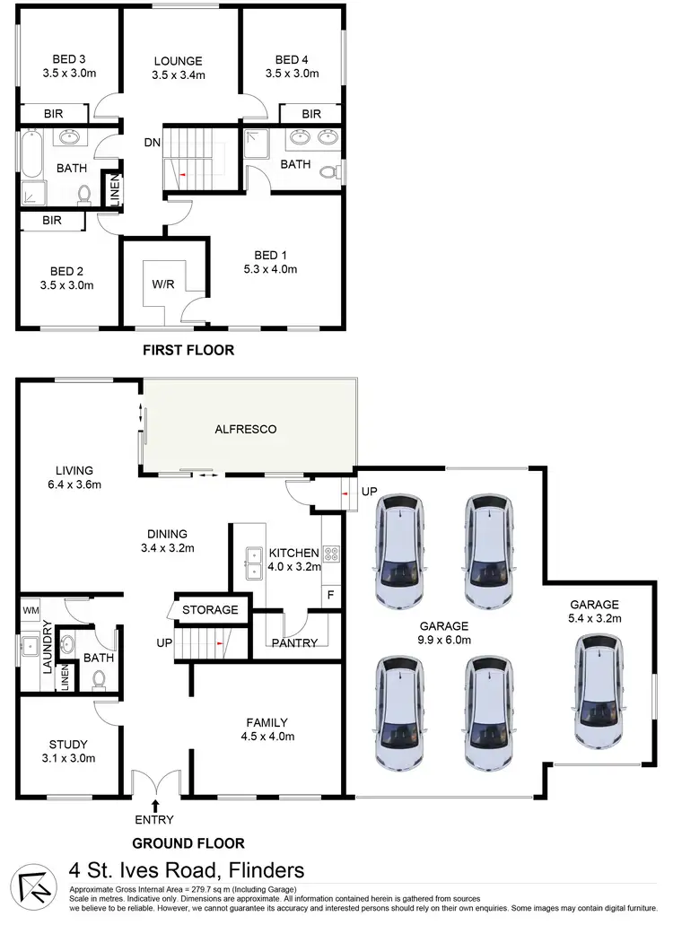 Floorplan of Homely house listing, 4 St Ives Road, Flinders NSW 2529