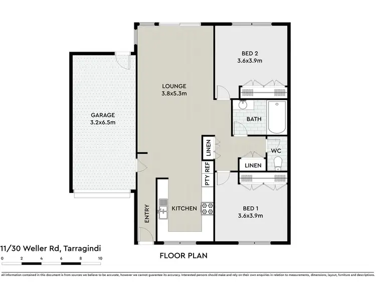 Floorplan of Homely townhouse listing, 11/30 Weller Road, Tarragindi QLD 4121