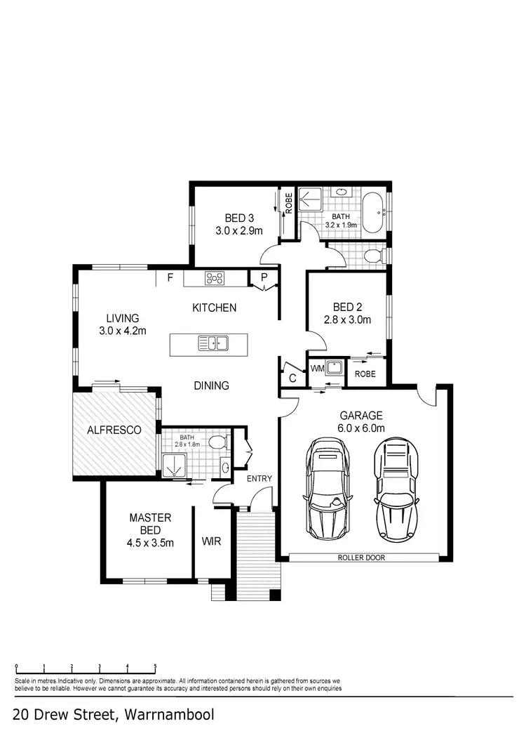 Floorplan of Homely house listing, 20 Drew Street, Warrnambool VIC 3280