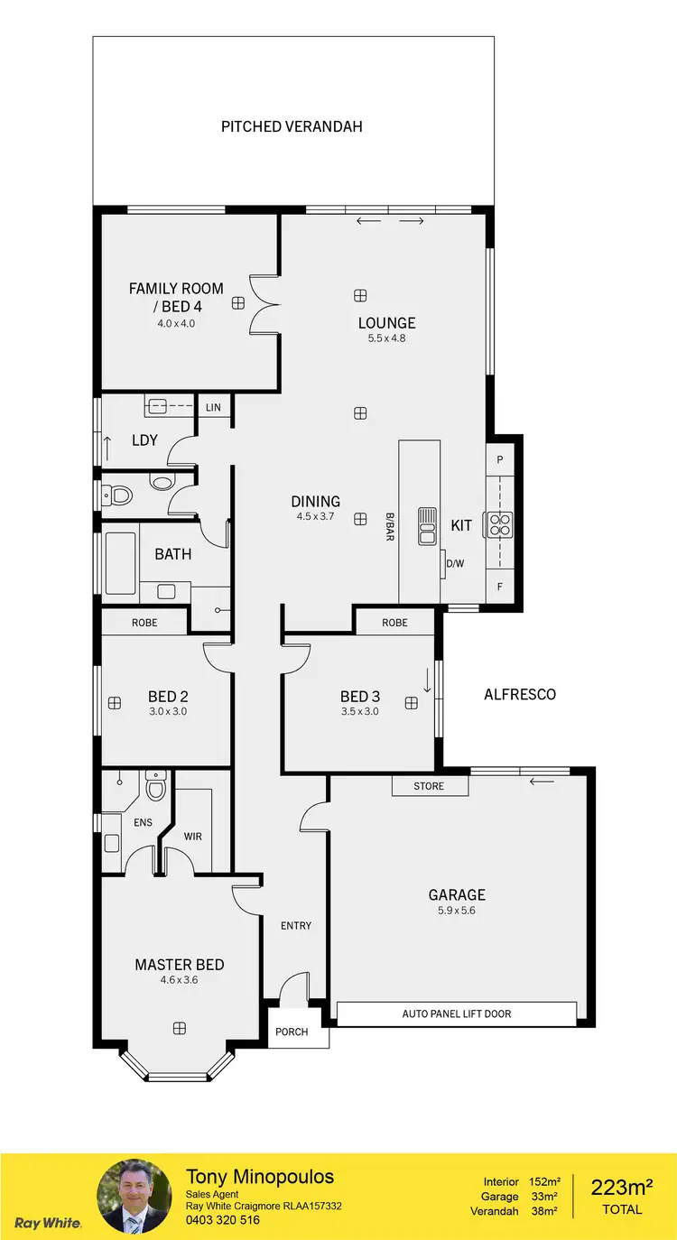 Floorplan of Homely house listing, 27 Flannery Crescent, Andrews Farm SA 5114