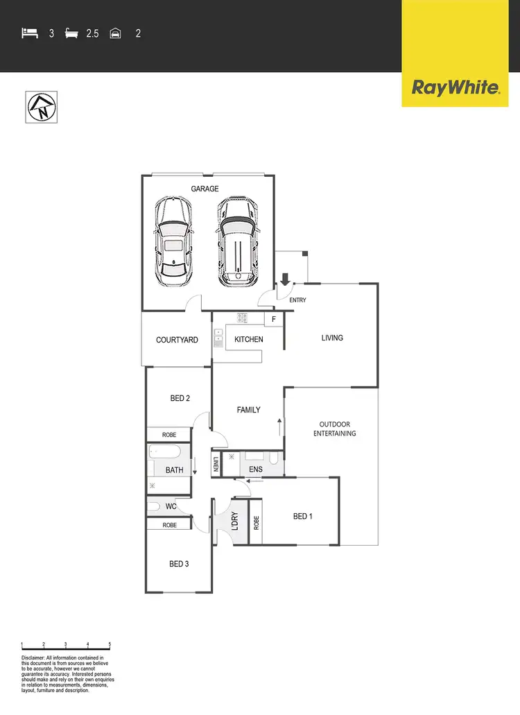 Floorplan of Homely house listing, 3 Allen Place, Holt ACT 2615