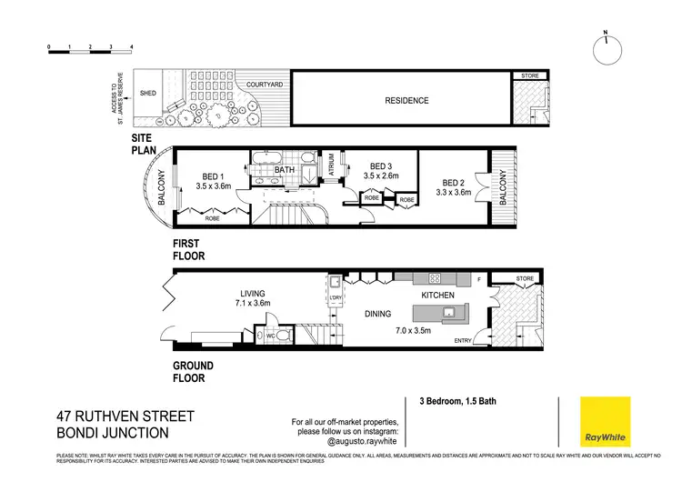 Floorplan of Homely house listing, 47 Ruthven Street, Bondi Junction NSW 2022
